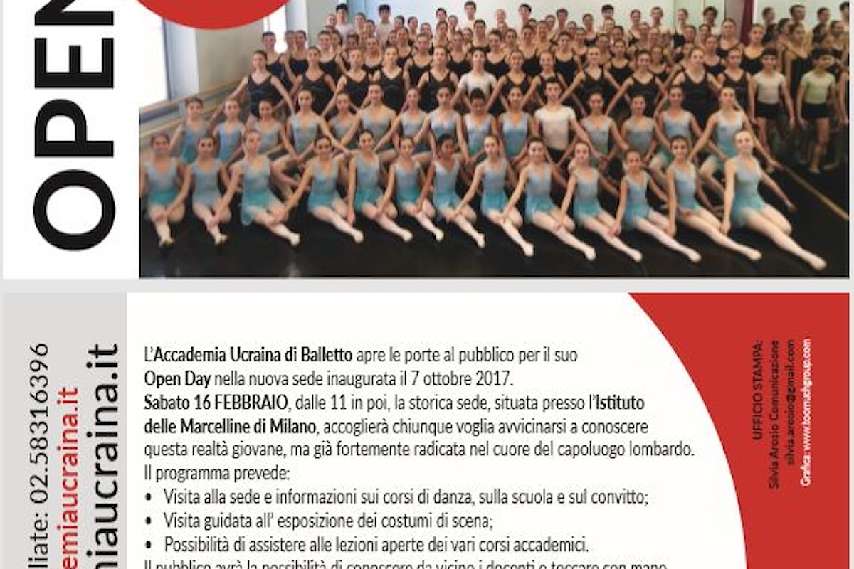 OPEN DAY Accademia Ucraina di Balletto