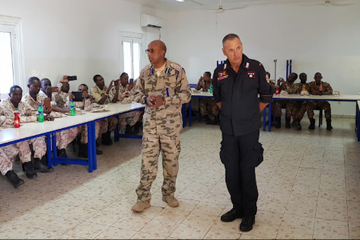 Somalia, i Carabinieri portano a termine la prima fase dell'addestramento della Polizia somala