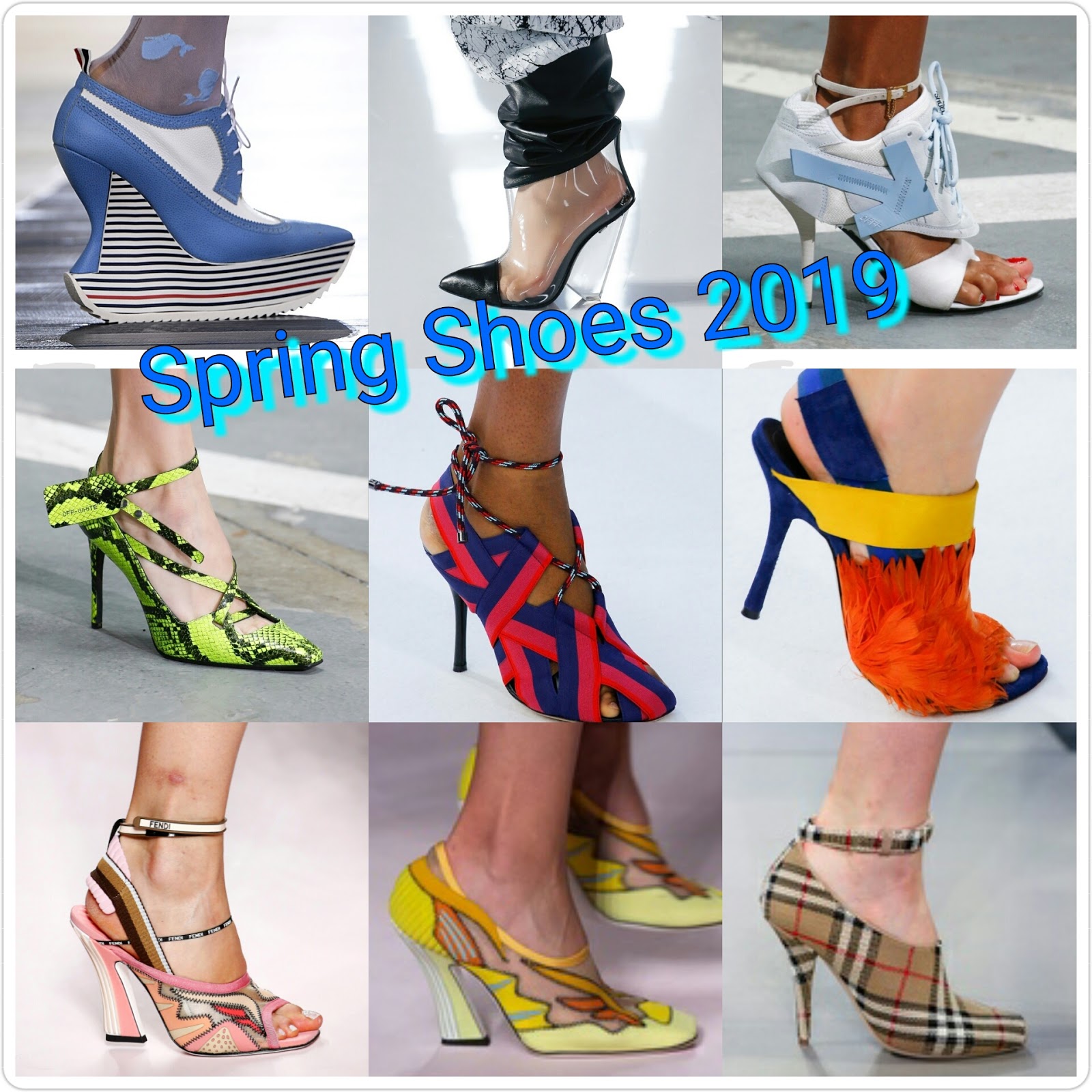 Le scarpe più glamour per la primavera 2019 ... è ora di azzardare!