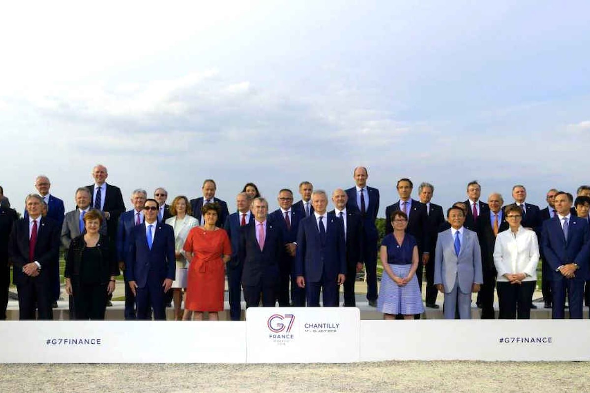 Al G7 finanziario di Chantilly si è discusso di Libra e dei problemi collegati alla sua diffusione