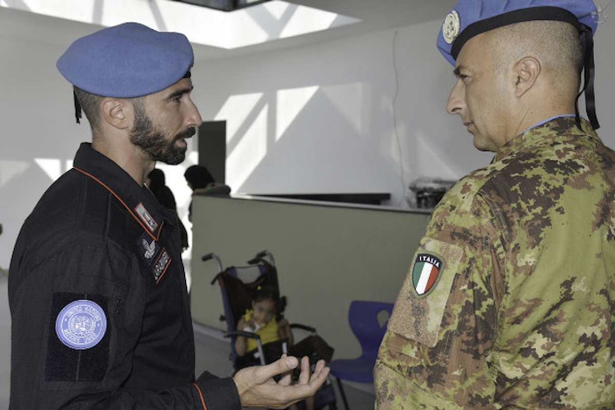 Libano, contingente italiano e Arma dei Carabinieri aiutano i bambini disabili