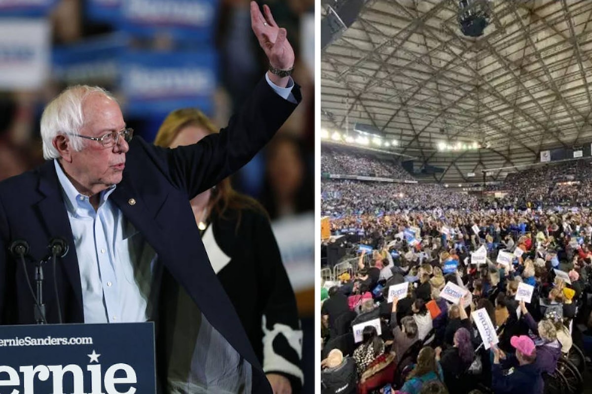 Il compagno Bernie Sanders preferito nei sondaggi a livello nazionale come candidato dem alle presidenziali 2020