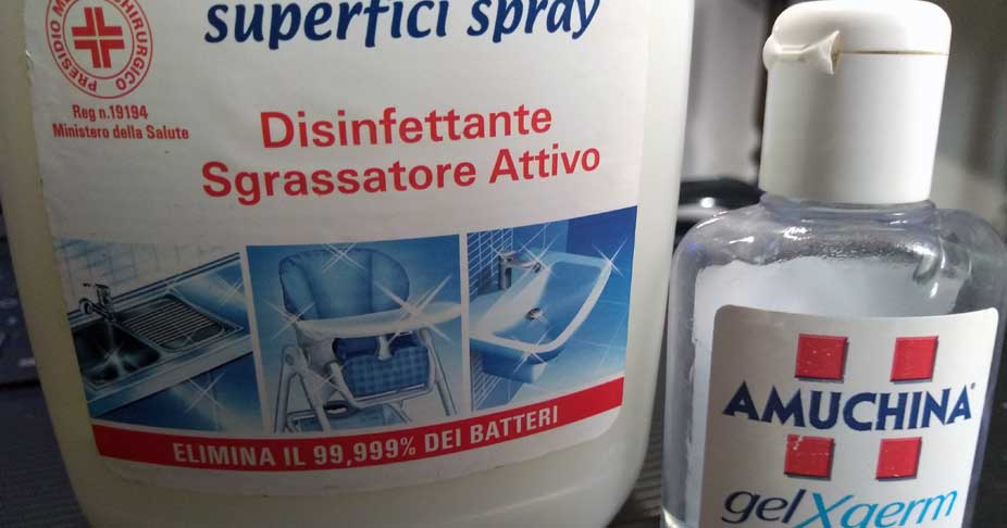 Disinfettante Amuchina fatta in casa, la ricetta dell'OMS Organizzazione Mondiale della Sanità