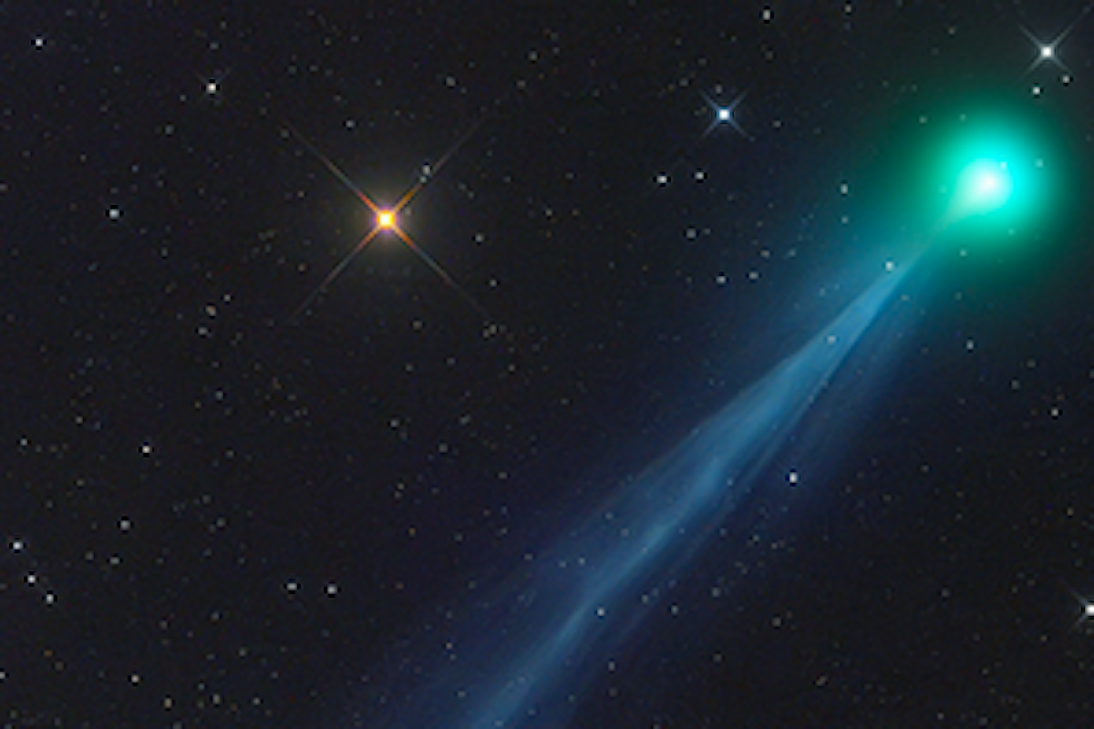 La cometa Swan visibile ad occhio nudo nell’emisfero australe