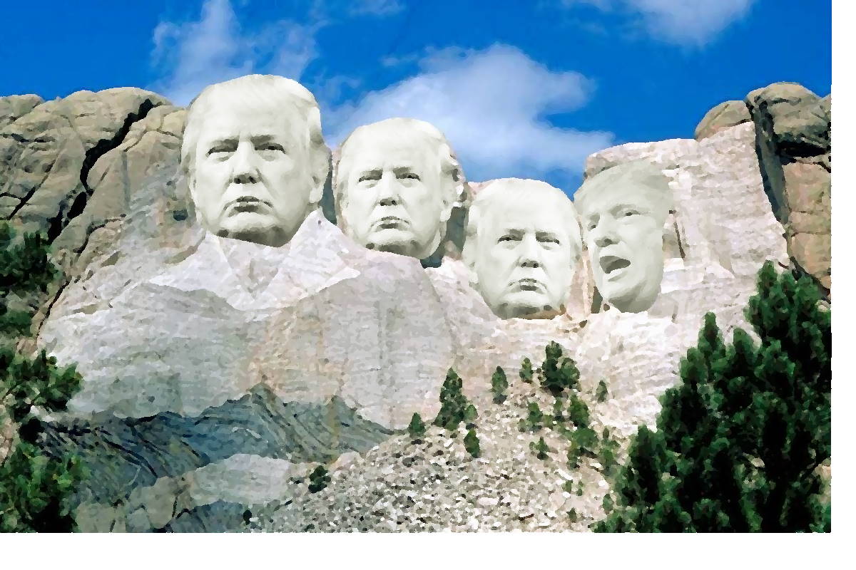 L'incendiario Trump si reca al monte Rushmore per dividere gli americani inventandosi il fascismo di estrema sinistra