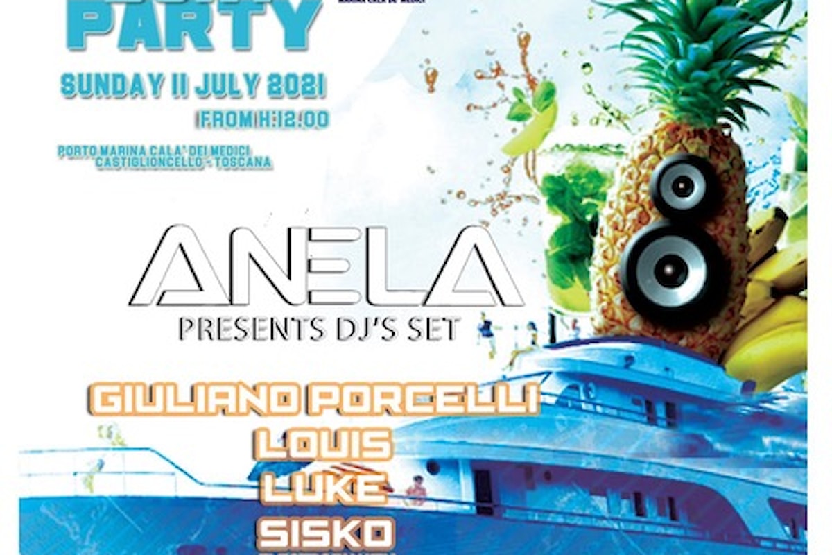 L'11 luglio 2021 Summer Boat Party @ Cala de' Medici, by Anela & friends