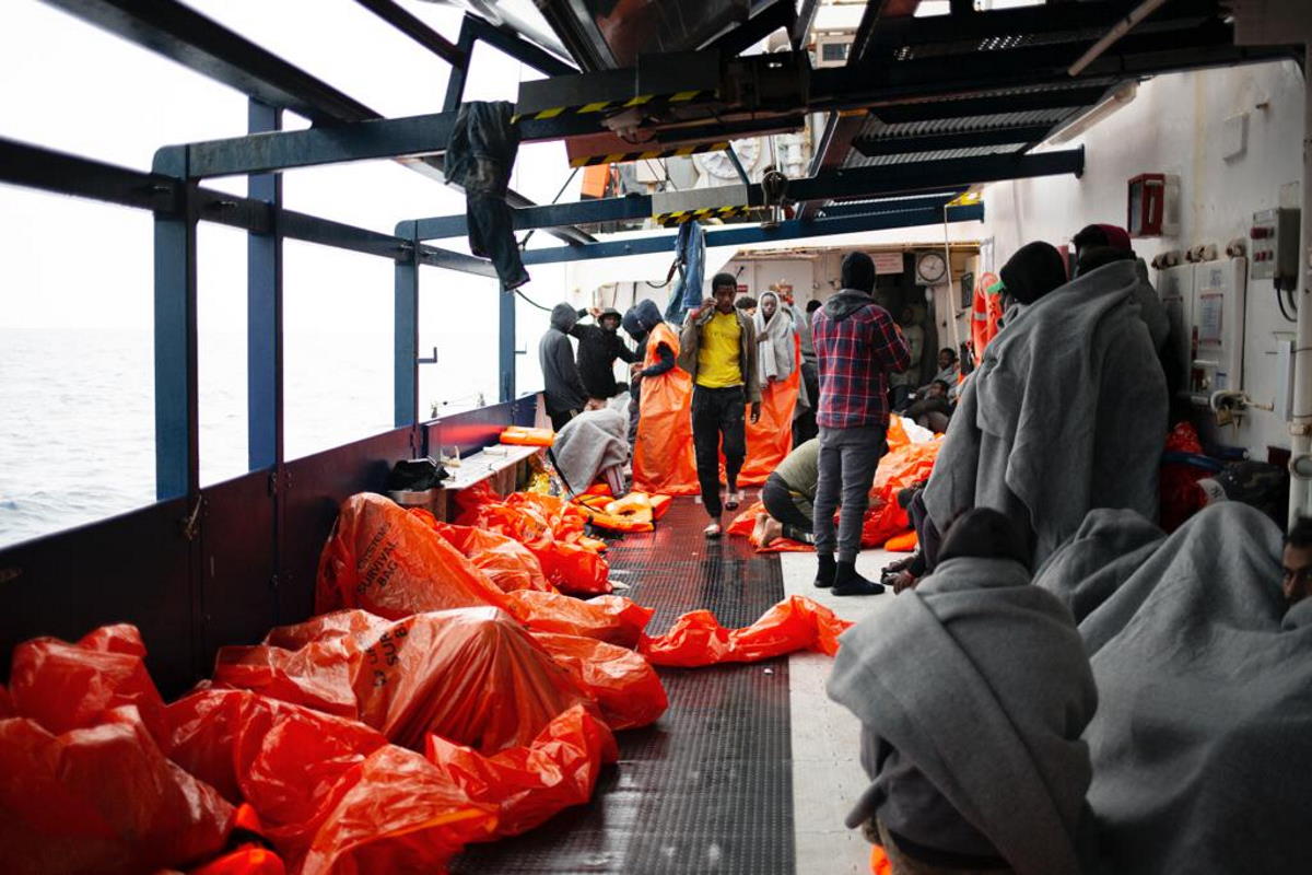 Sbarcate ad Augusta le 461 persone a bordo della Sea-Watch 4
