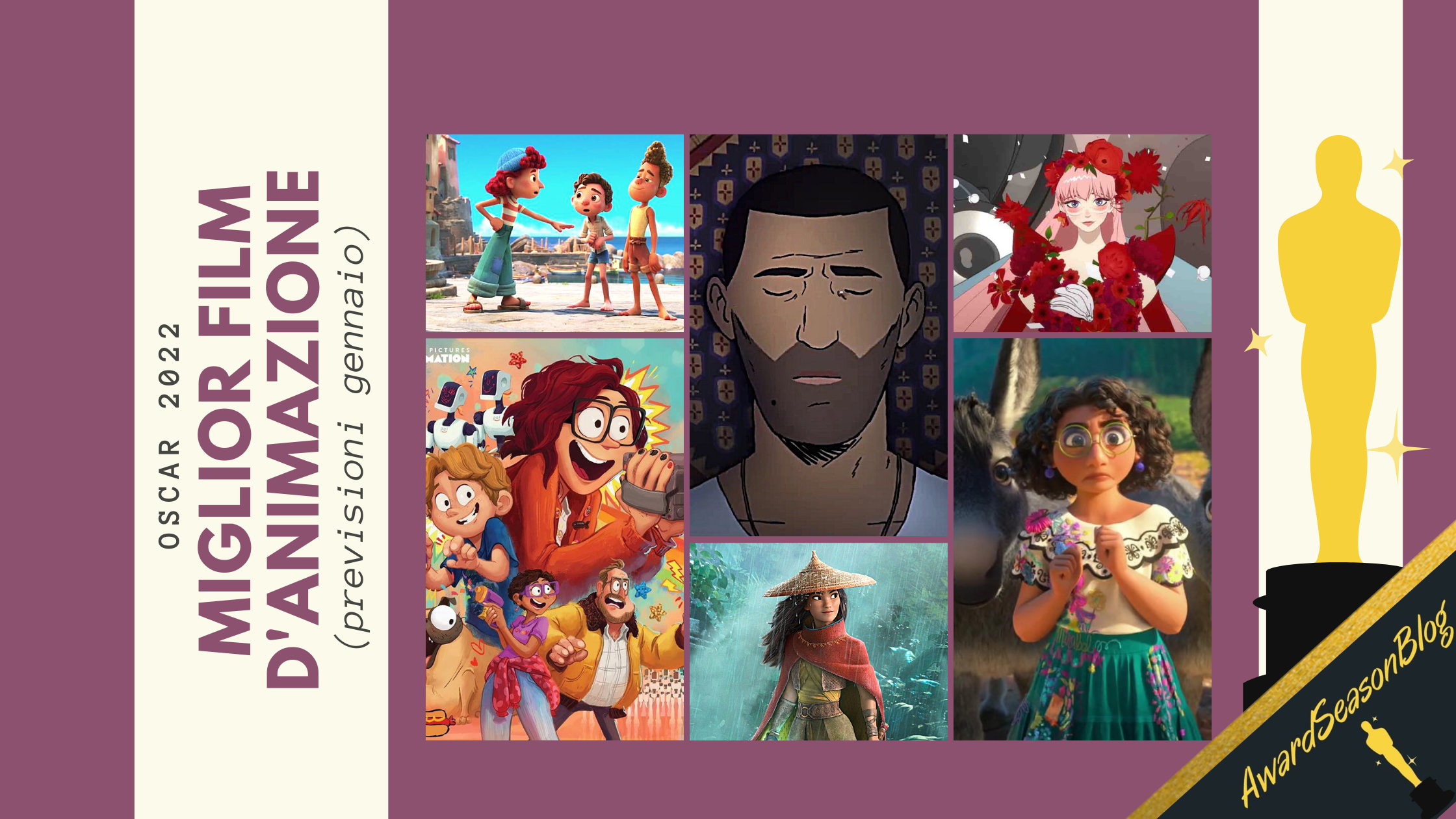 Oscar 2022: quali film d’animazione sono favoriti per la nomination? (previsioni gennaio)