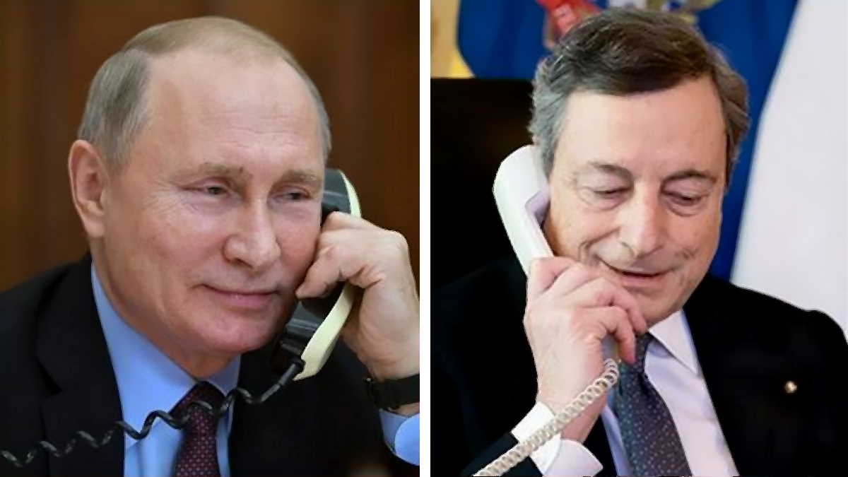 Telefonata tra Draghi e Putin sulla crisi in Ucraina