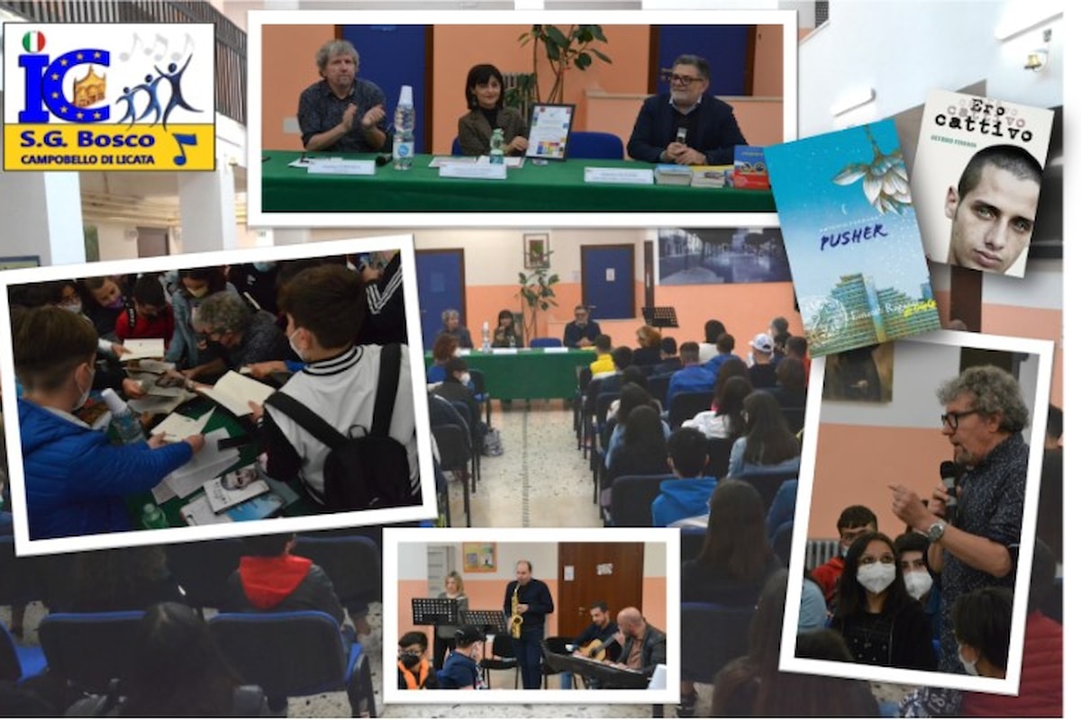 L’incontro con l’autore Antonio Ferrara apre il “Viaggio nella Legalità” al SG Bosco di Campobello di Licata