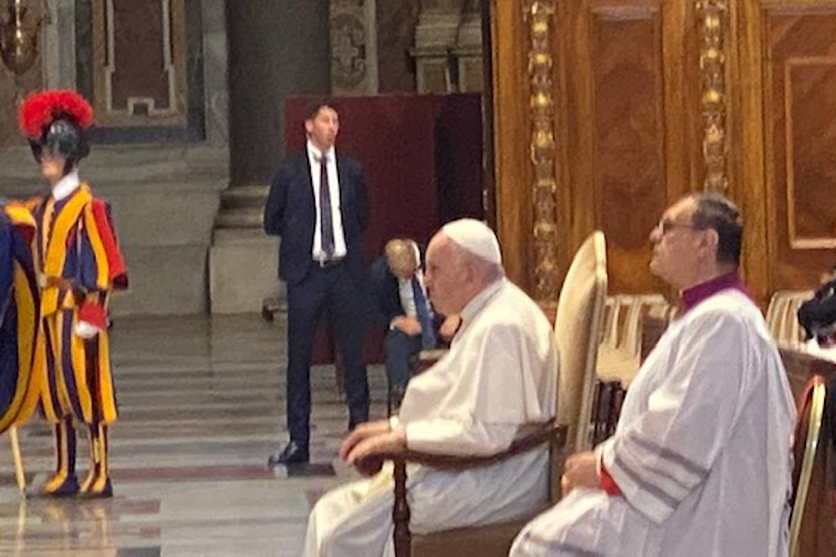 Papa Francesco presenzia il rito delle esequie per il decano dei Cardinali Jozef Tomko