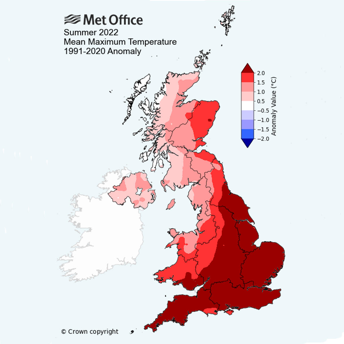 In Inghilterra, l'estate 2022 è stata la più calda di sempre