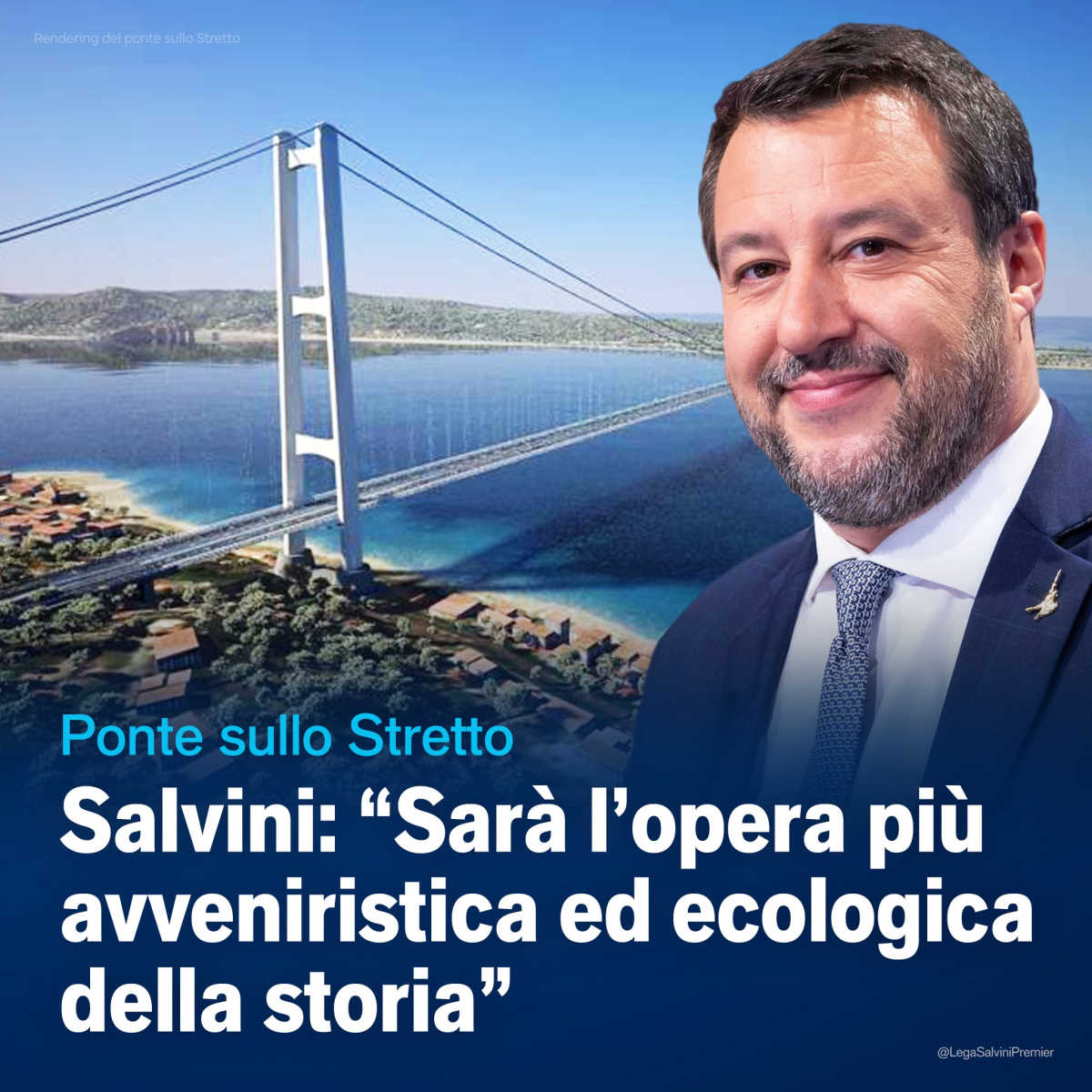 Salvini adesso vuole costruire il ponte sullo Stretto, un progetto che nel 2016 diceva che non stava in piedi