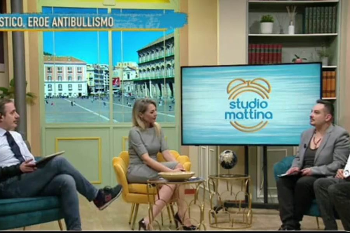 Nunzio Bellino e Giuseppe Cossentino in tv a Studio Mattina Canale 9: Bullismo? Frutto di una subcultura di una parte di una società