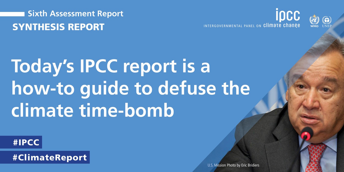 Antonio Guterres: il nuovo report dell'IPCC è un manuale di sopravvivenza per l'umanità