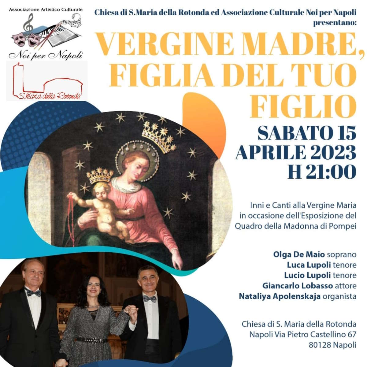 Un concerto mariano per la Madonna di Pompei Pellegrina alla Rotonda di Napoli