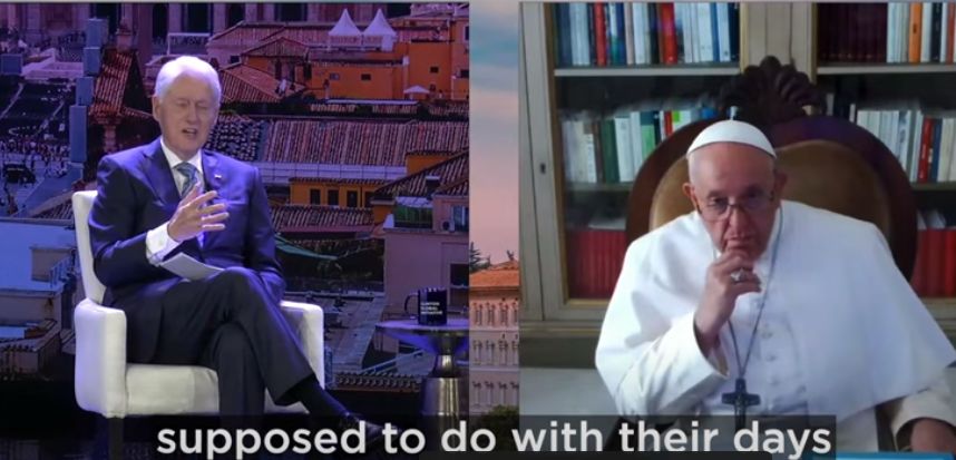 Papa Francesco alla Global Iniziative di Clinton, quell'intervento sfuggito a molti