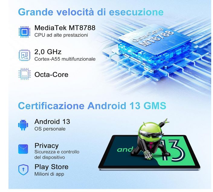 Blackview Tab 10: Tablet Android 13 con Accessori Esclusivi