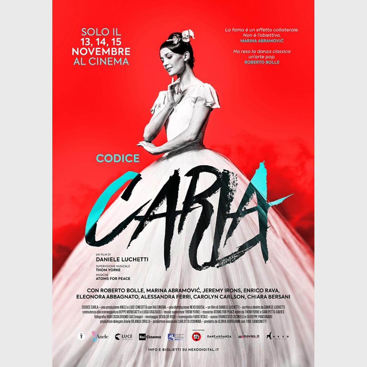 Il cinema rende omaggio a Carla Fracci con CODICE CARLA. Un film documentario di Daniele Luchetti