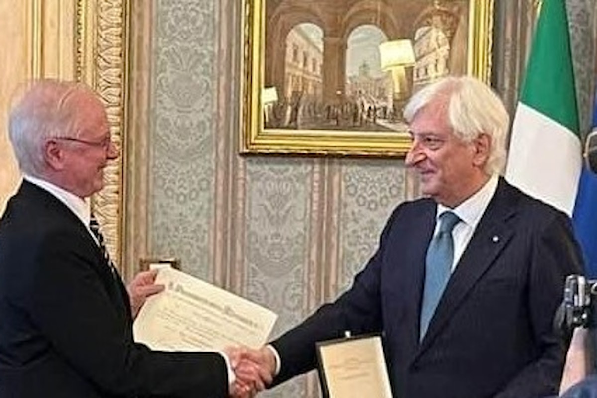 Roberto Chevalier è Commendatore dell’Ordine al Merito della Repubblica Italiana