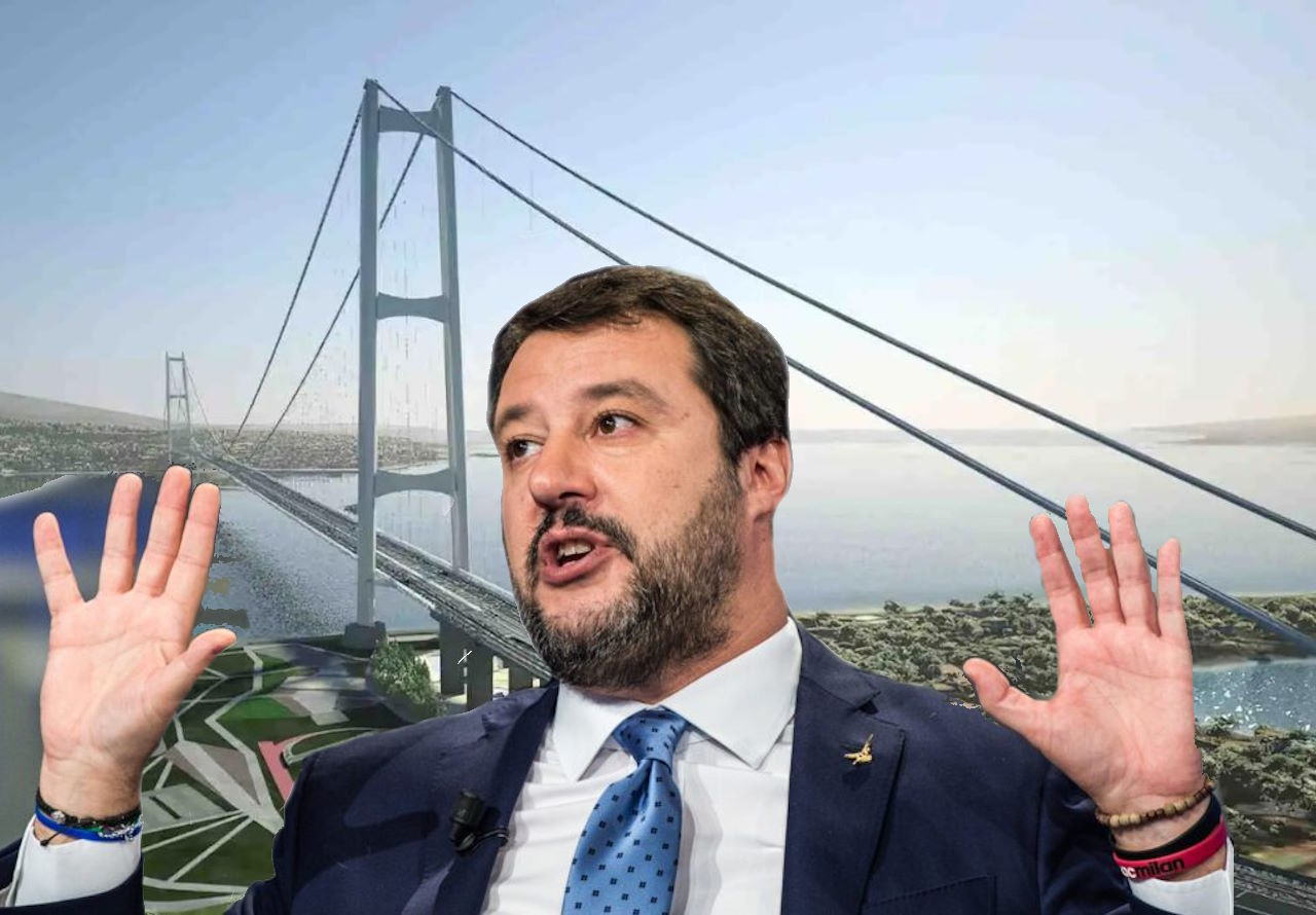 Salvini ha trovato i soldi per avviare il cantiere del ponte sullo Stretto togliendoli ai fondi di coesione di Sicilia e Calabria
