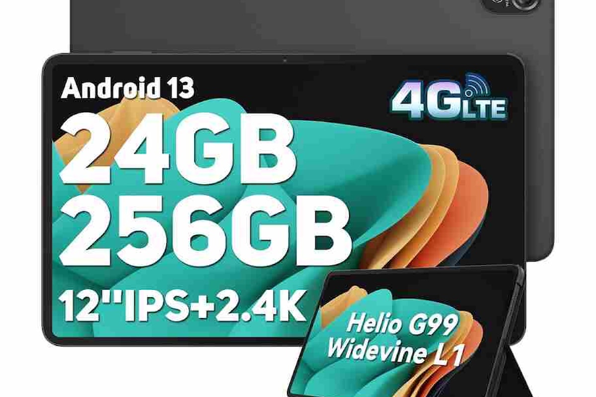 Blackview Tab 18: Tablet Android 13 2024, Batteria Potente 8800mAh e Display 2K FHD+ per un'Esperienza Multimediale Avanzata