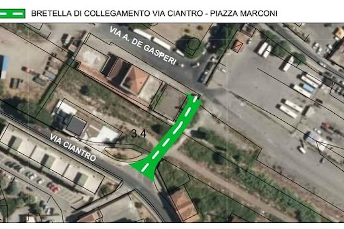 Milazzo (ME) - Bretella di collegamento tra via Ciantro e piazza Marconi