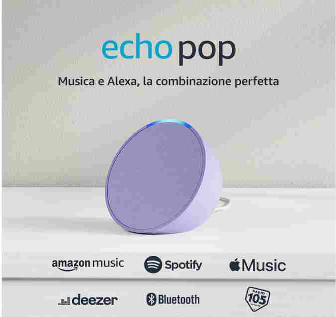 Echo Pop Lavanda: Recensione dell'Altoparlante Bluetooth Intelligente con Alexa di Amazon