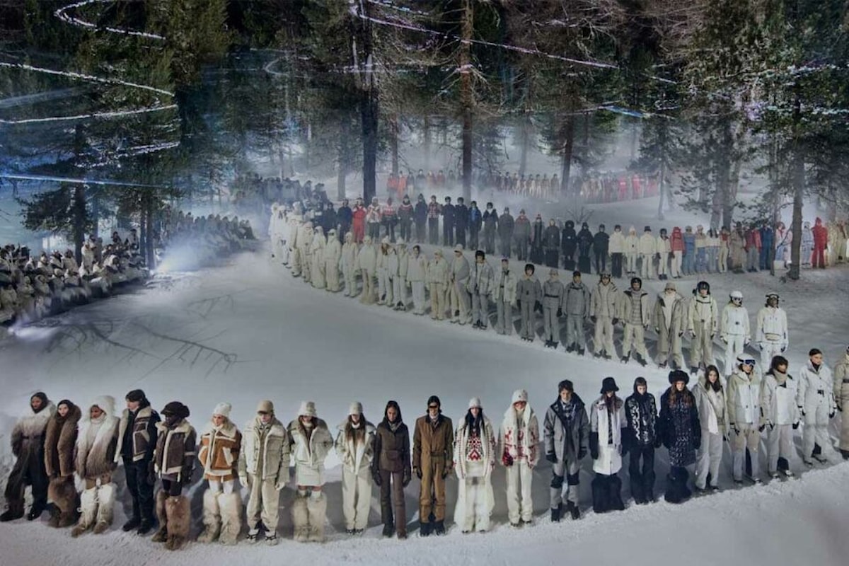 Moncler Grenoble Autunno/Inverno 2024: Un Evento Magico tra le Meraviglie di St. Moritz