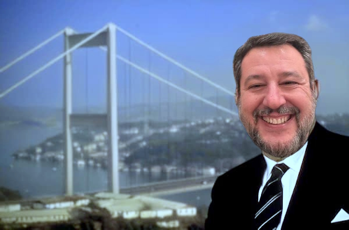 Salvini quasi indagato con la complicità della sinistra per il ponte sullo Stretto