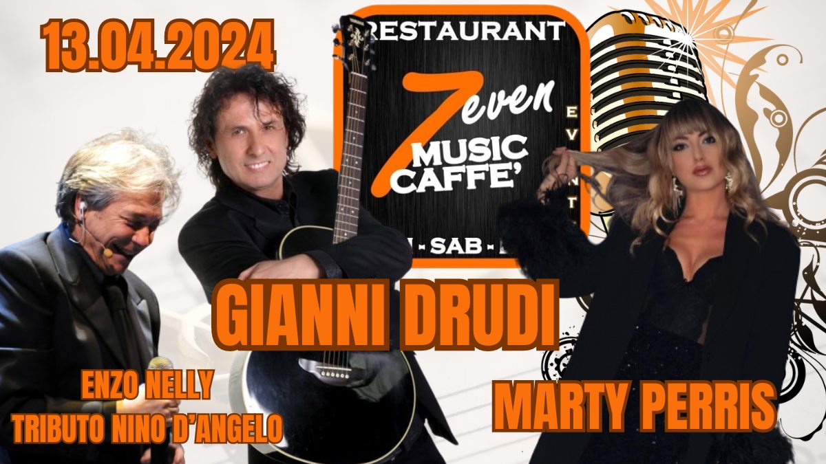 Gianni Drudi al Seven Music Caffe di Casalmorano (Cr)
