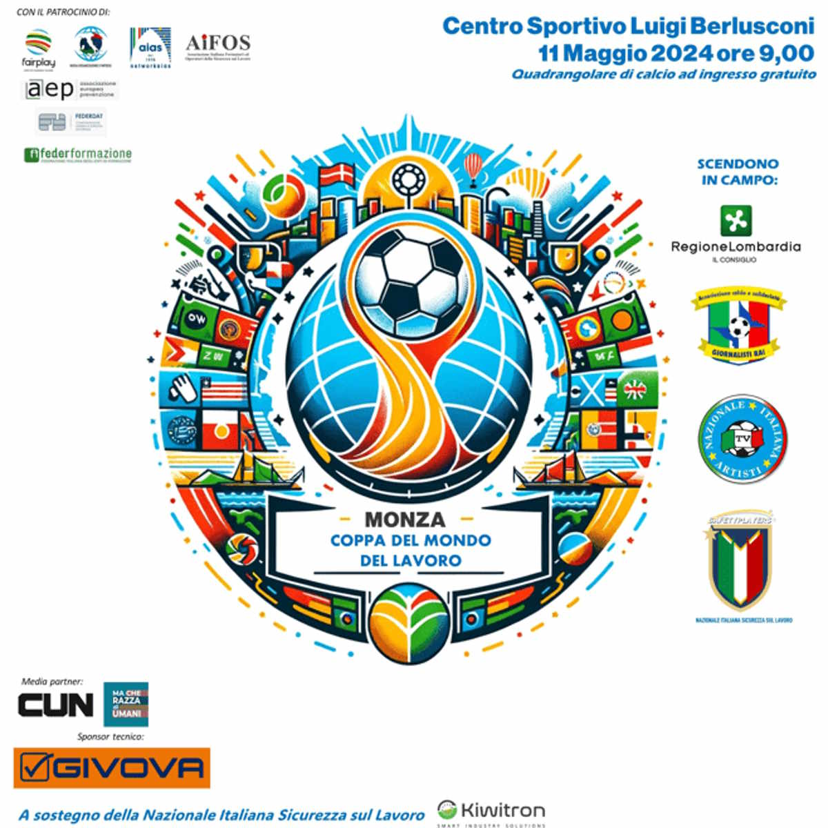 Coppa del Mondo del Lavoro 2024: Unendo Calcio e Sicurezza sul Lavoro a Monza