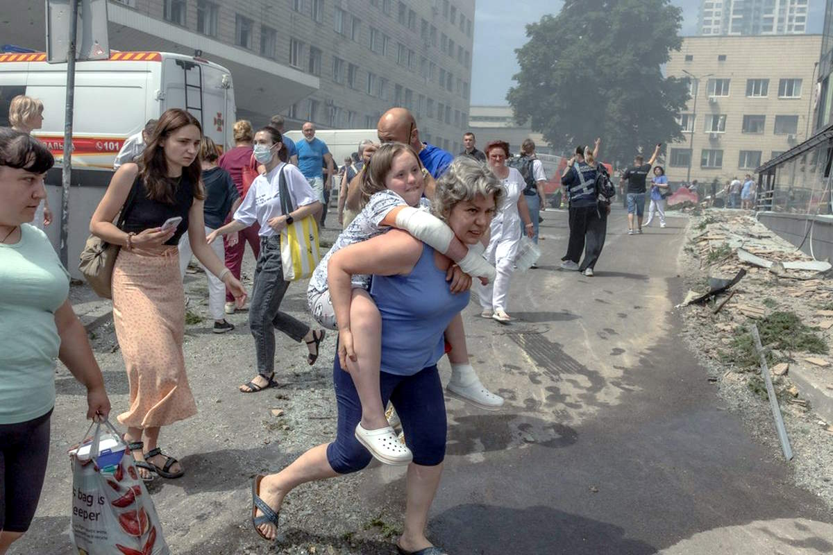 Oltre 30 i morti in Ucraina l'8 luglio a seguito di un pesante attacco missilistico russo