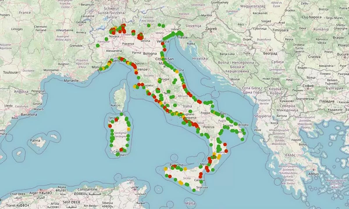 Legambiente: criticità nello stato di salute del mare e dei laghi italiani