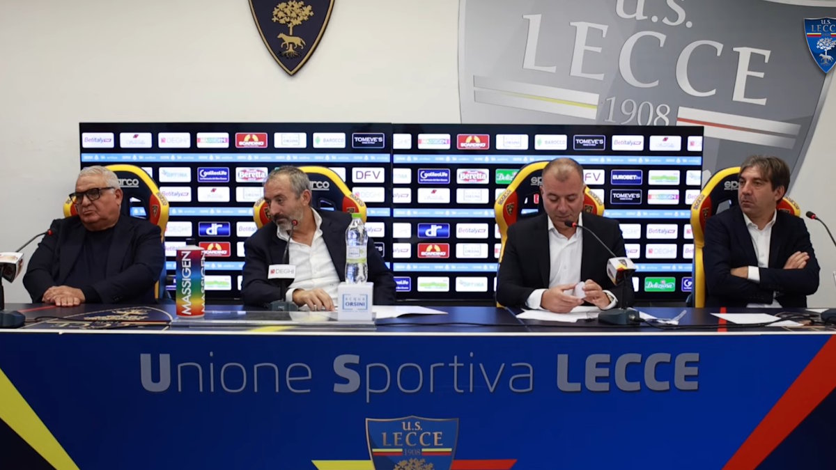 Lecce, presentato il nuovo allenatore Marco Giampaolo