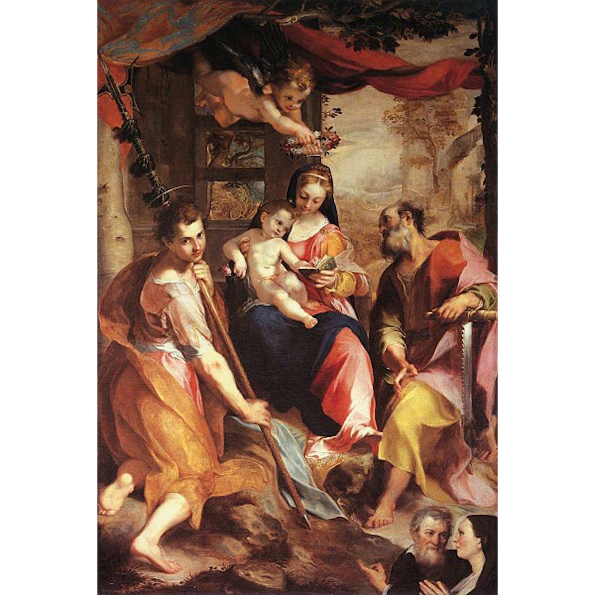 Madonna di San Simone di Federico Barocci a Milano a Palazzo Marino