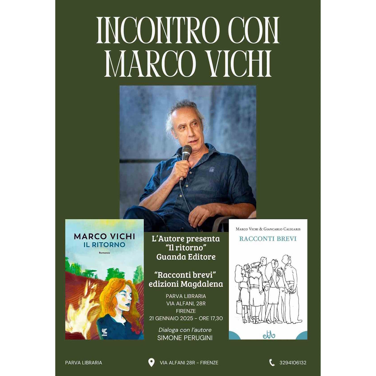 Marco Vichi a “Parva Libraria”