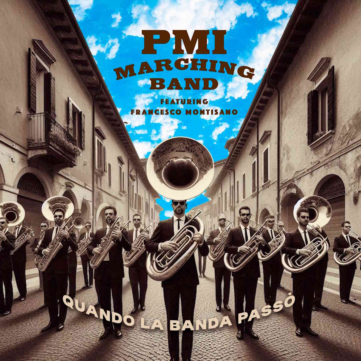 “Jazz Funeral”: il nuovo singolo della PMI Marching Band feat. Francesco Montisano che vi farà vivere un corteo funebre in stile New Orleans