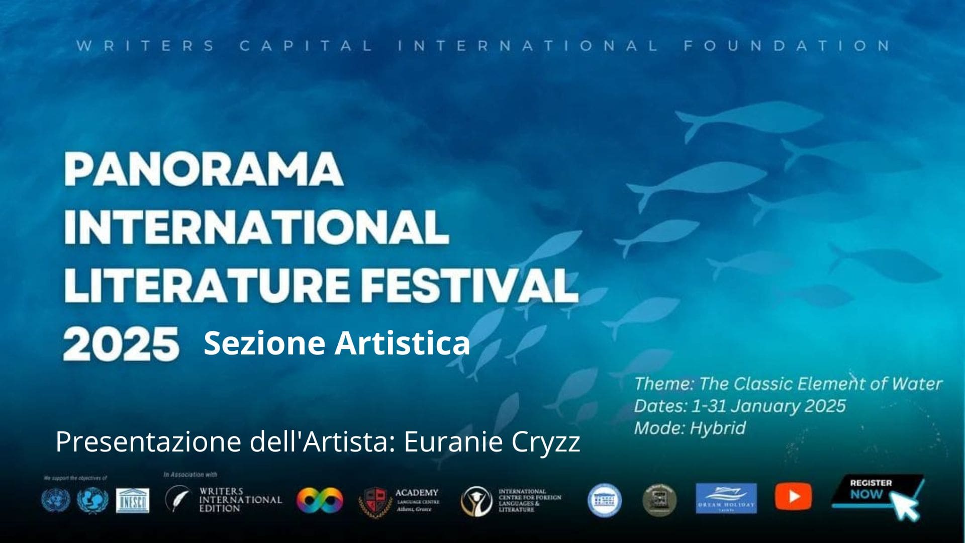 Nuova categoria artistica al Panorama International Literature Festival 2025