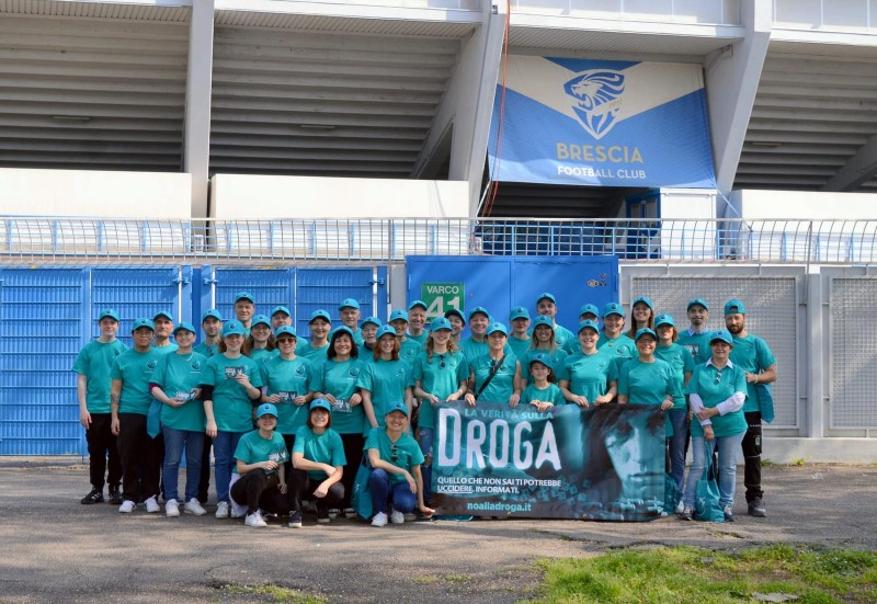 Brescia: prevenzione dalla droga presso lo stadio Rigamonti
