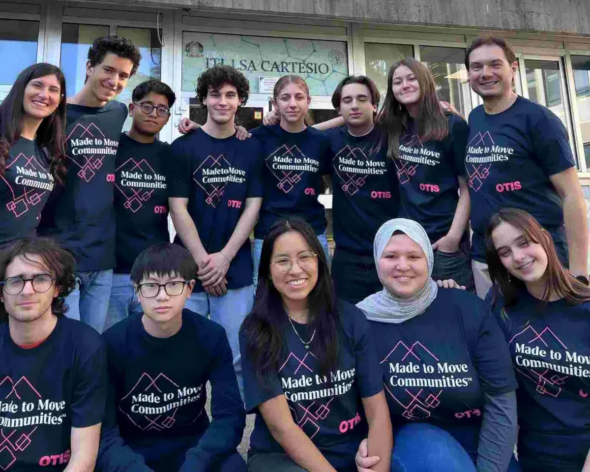OTIS Made to Move Communities™: menzione d’onore per l’Istituto Tecnico Renato Cartesio di Cinisello Balsamo
