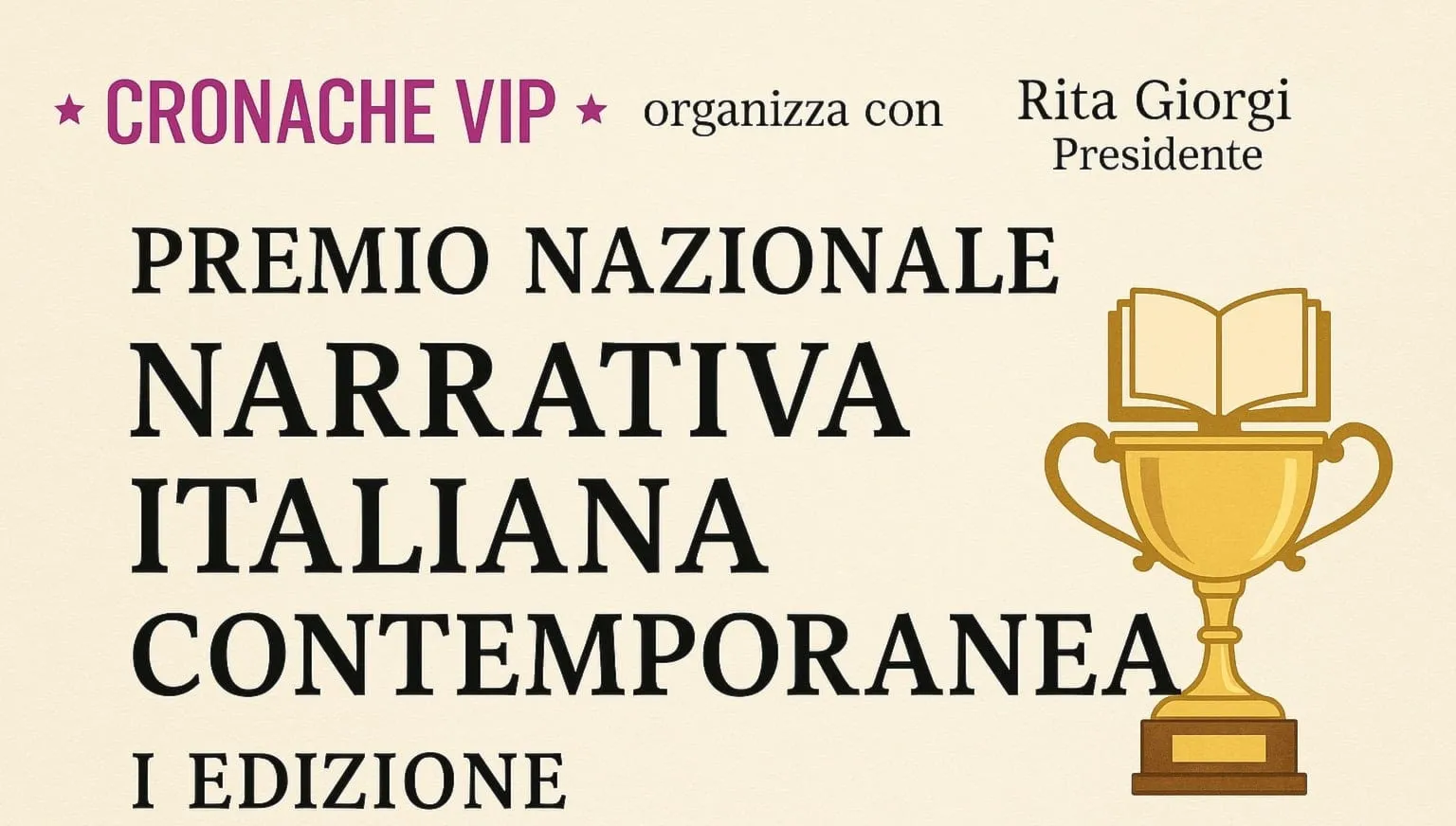 Nasce a Milano il Premio Nazionale Narrativa Italiana Contemporanea – I Edizione