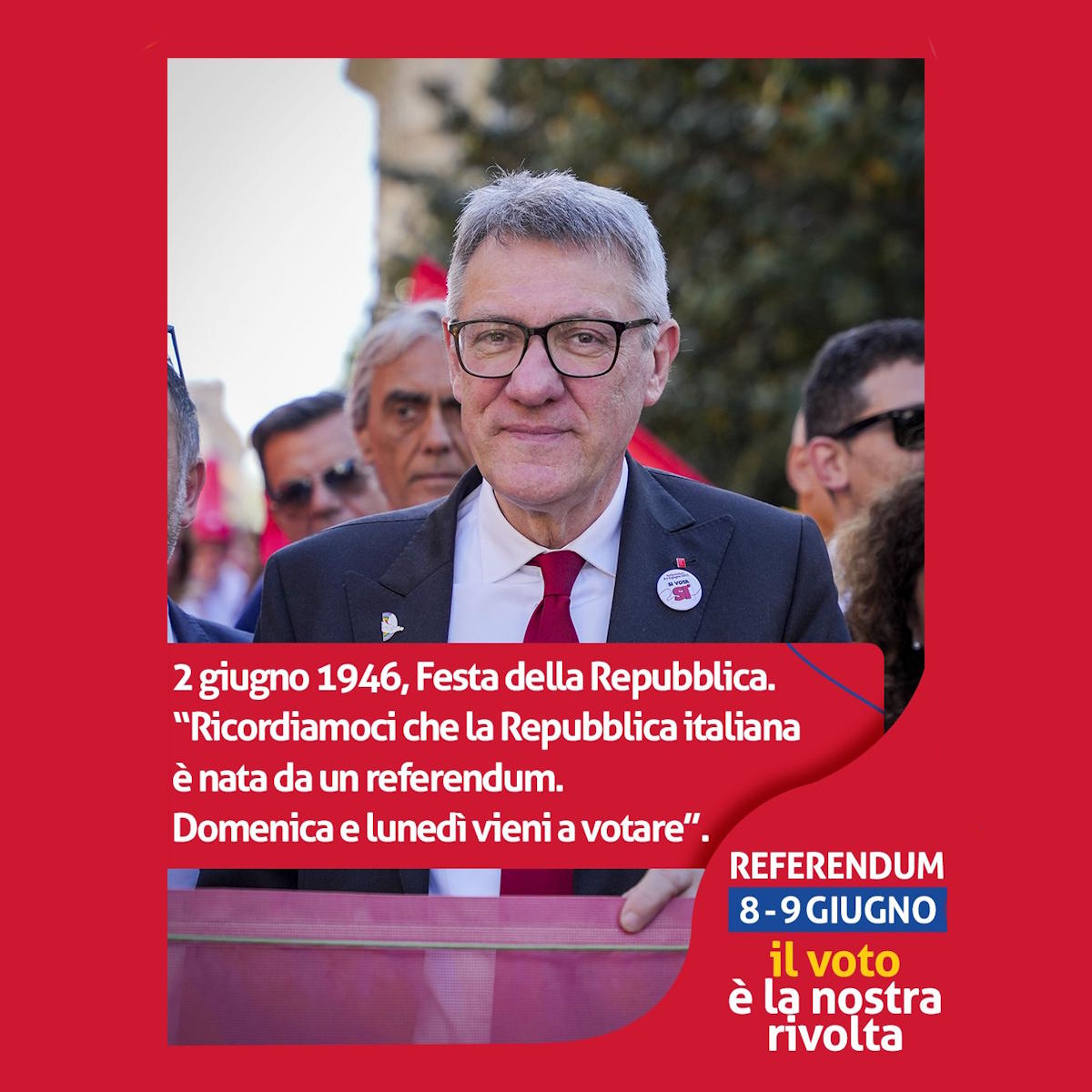 Landini: tutti a votare l'8 e il 9 giugno per cancellare leggi sbagliate che rendono il lavoro precario, povero, spesso mortale