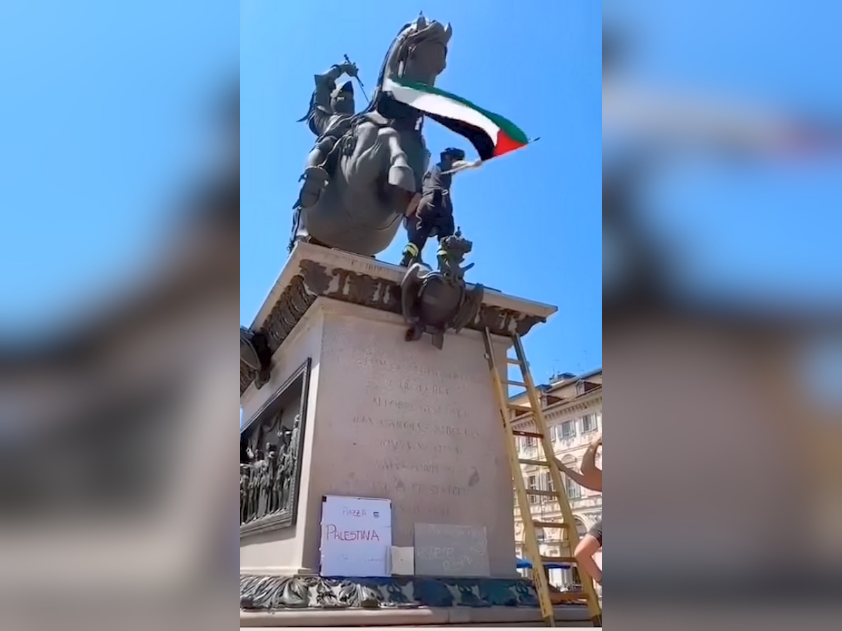 In Italia quando si parla di supporto alla causa palestinese persino le cose da nulla finiscono per diventare notizia