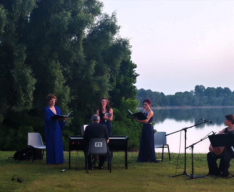 Guastalla (RE) – Un singolare concerto sul Po