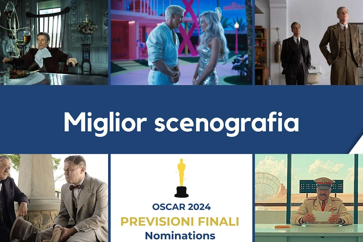 Miglior scenografia Oscar 2024: i film favoriti per la cinquina finale