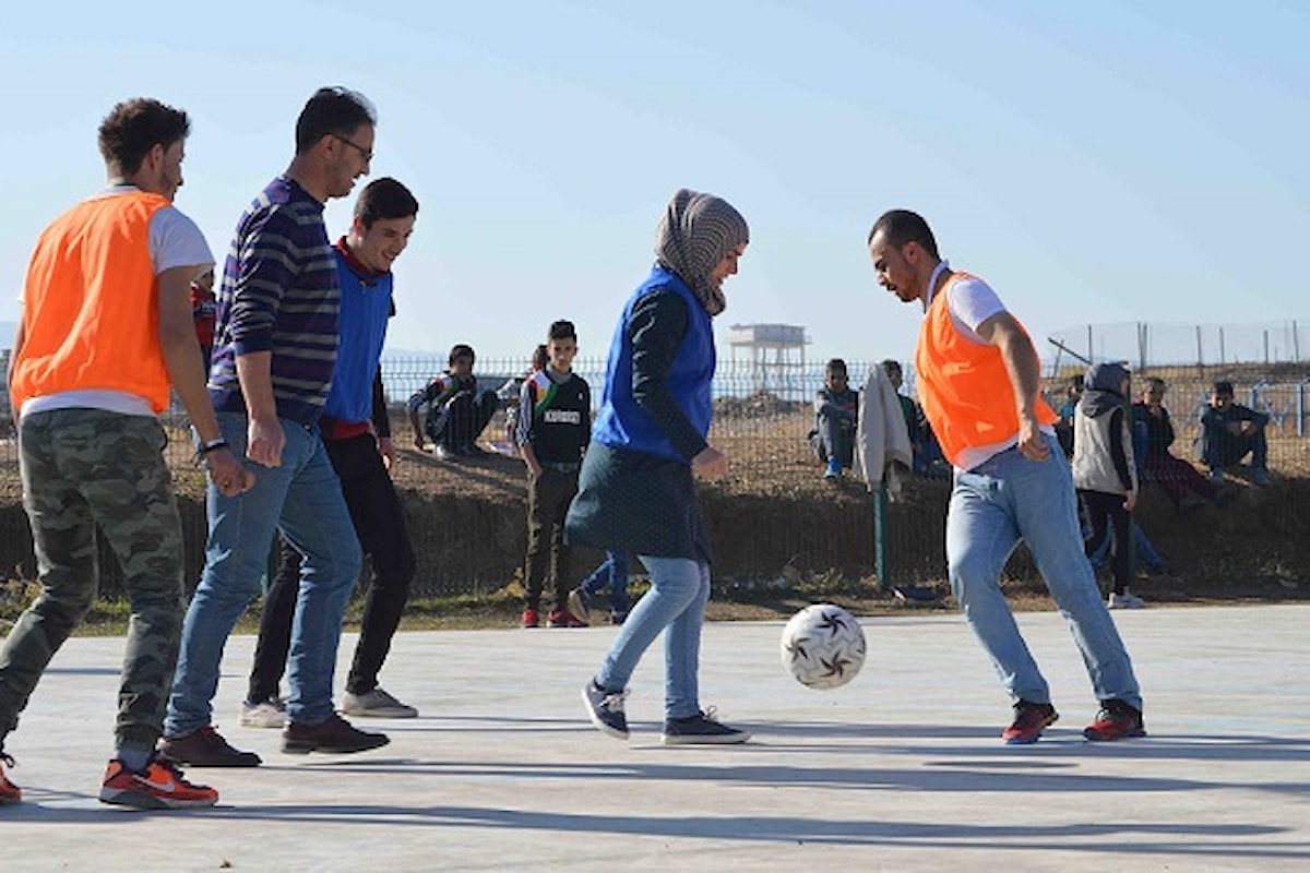 A cura di Sport Against Violence e Un Ponte per... Nel Campo rifugiati di Arbat un torneo di calcio a squadre miste per la coesione, la pace e l’integrazione