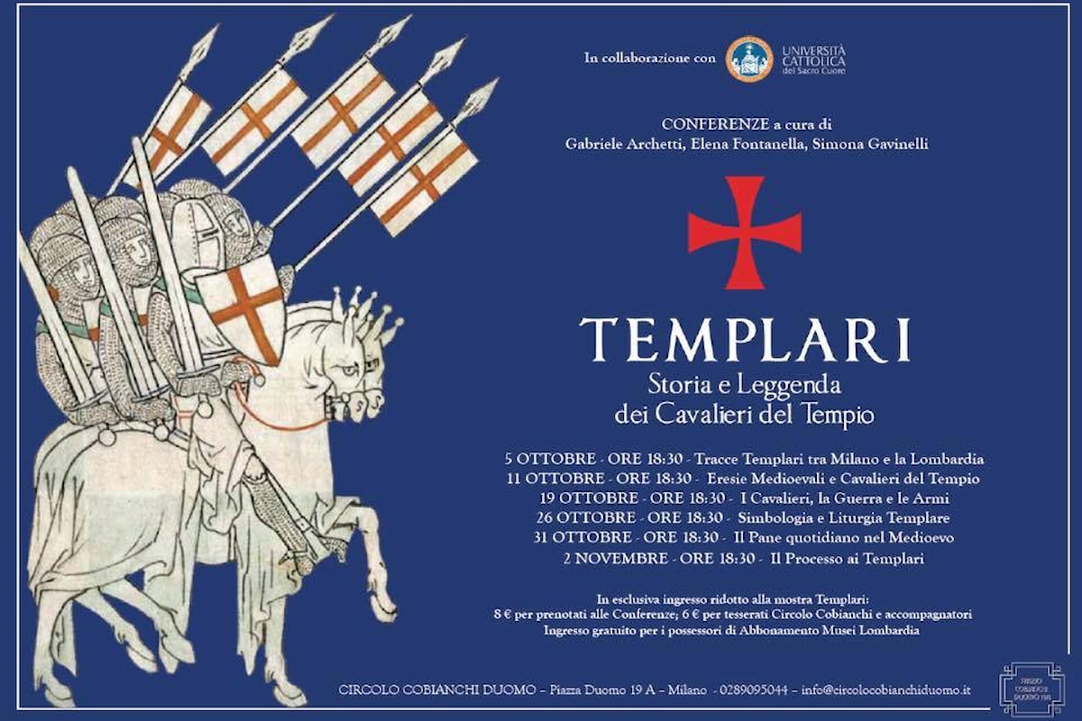 Conferenza, Templari a Milano