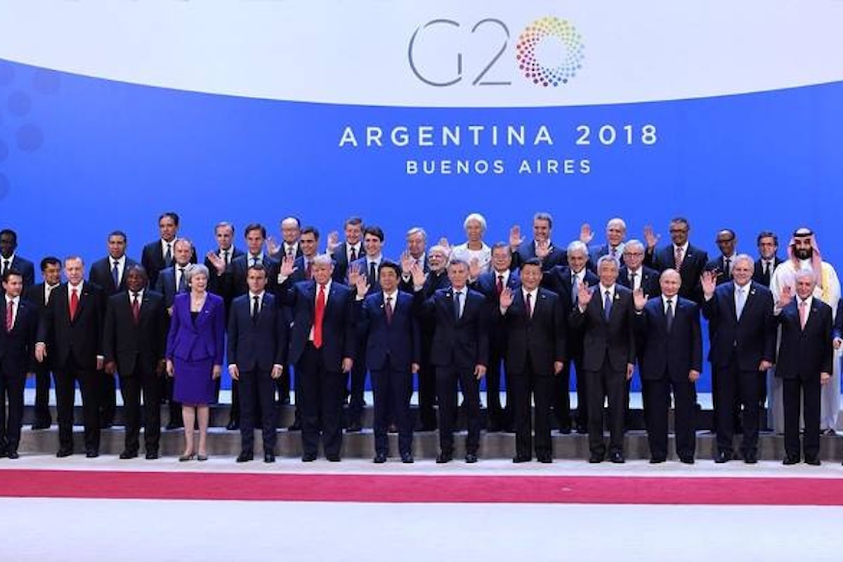 Concluso il G20 in Argentina con l'accordo per una riforma del WTO