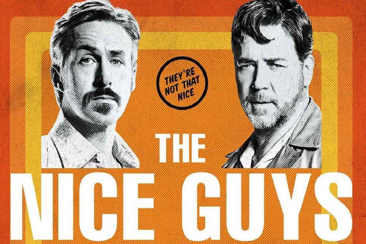 Russell Crowe e Ryan Gosling, una coppia anni '70 ben assortita in The Nice Guys